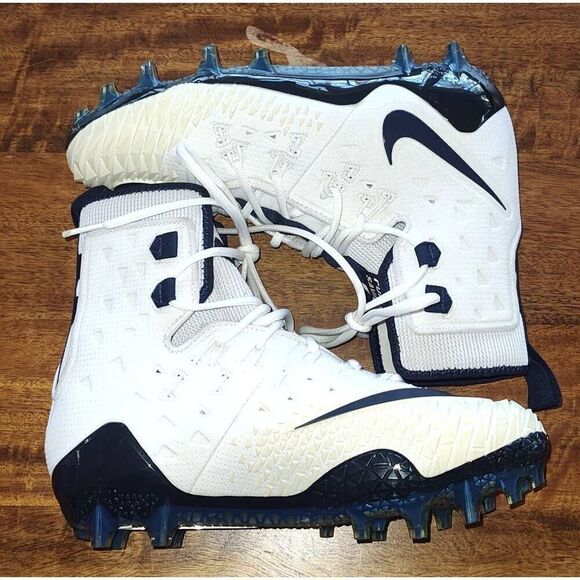 Nike Force Savage Elite TD Football Cleats 857063-155 White Navy Blue Size 9.5 main image 4